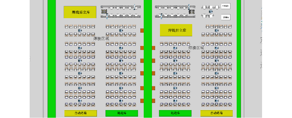 led封装智能车间